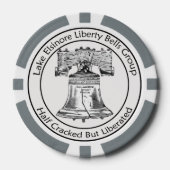 Liberty Bells Jubileum munt Poker Chips (Voorkant)