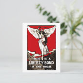 Liberty Bond Eerste Wereldoorlog Poster 1918 Briefkaart (Staand voorkant)