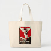Liberty Bond Eerste Wereldoorlog Poster 1918 Grote Tote Bag (Voorkant)