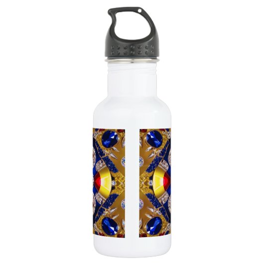 Liberty Bottle Colombia kleuren Waterfles (Achterkant)