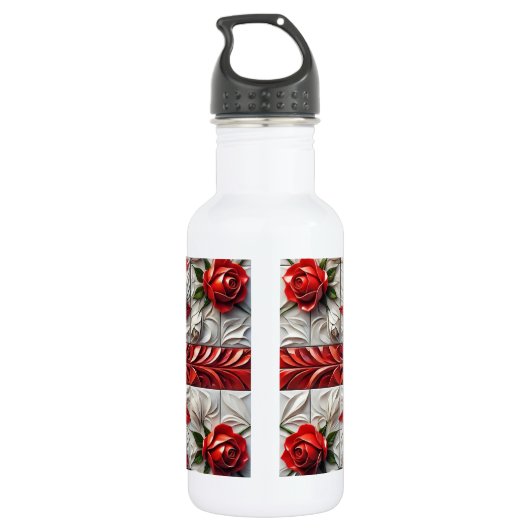 Liberty Bottle Engels rozen Design Waterfles (Achterkant)