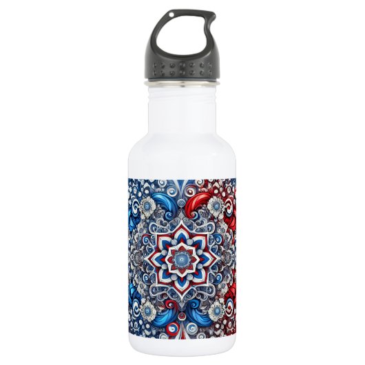 Liberty Bottle Frankrijk Kleuren Waterfles (Voorkant)