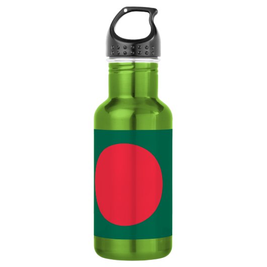 Liberty Bottle met vlag van Bangladesh Waterfles (Voorkant)
