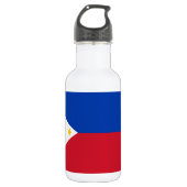 Liberty Bottle met vlag van de Filipijnen Waterfles (Voorkant)