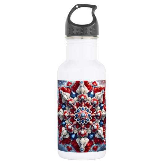 Liberty Bottle Noorwegen Kleuren Waterfles (Voorkant)