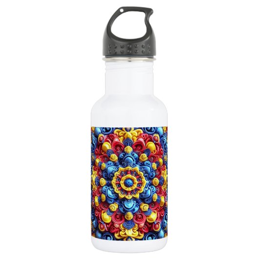 Liberty Bottle Roemeense kleuren Waterfles (Voorkant)