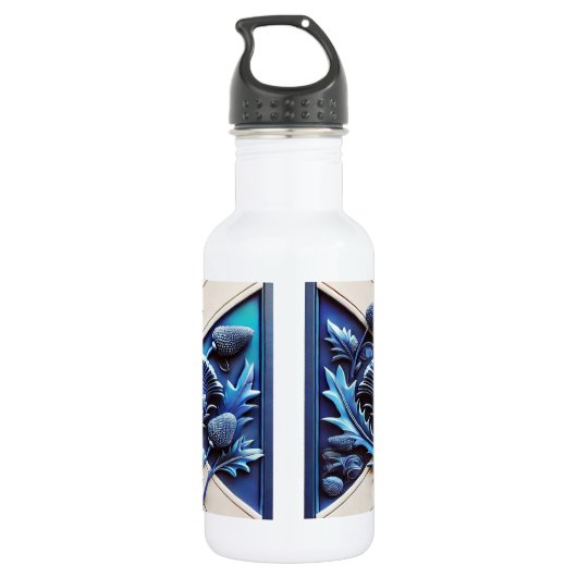 Liberty Bottle Scottish Thistles Waterfles (Achterkant)