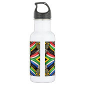 Liberty Bottle Zuid-Afrikaanse kleuren Waterfles (Achterkant)
