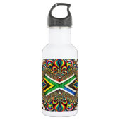 Liberty Bottle Zuid-Afrikaanse kleuren Waterfles (Voorkant)