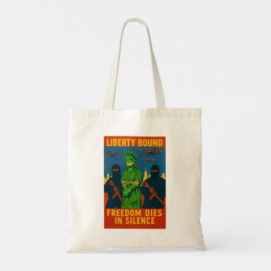 Liberty Bound - Canvas Tote Bag (Achterkant)