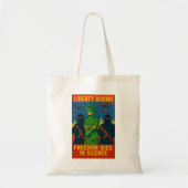 Liberty Bound - Canvas Tote Bag (Voorkant)