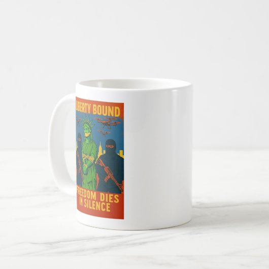 Liberty Bound - Mug Koffiemok (Voorkant links)