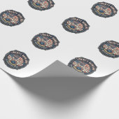 Liberty Bowling Patriottisch Patriottisch Bowling  Cadeaupapier (Hoek)
