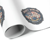Liberty Bowling Patriottisch Patriottisch Bowling  Cadeaupapier (Rol Hoek)