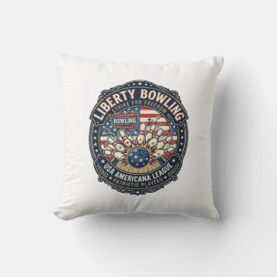 Liberty Bowling Patriottisch Patriottisch Bowling Kussen