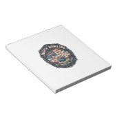 Liberty Bowling Patriottisch Patriottisch Bowling Notitieblok (Schuin)