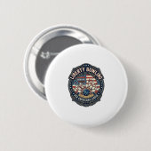 Liberty Bowling Patriottisch Patriottisch Bowling  Ronde Button 5,7 Cm (Voorkant /achterkant)