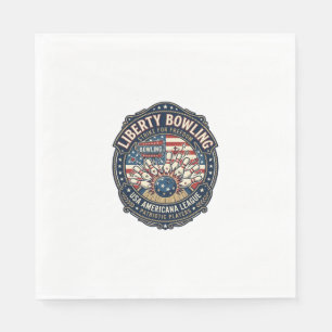 Liberty Bowling Patriottisch Patriottisch Bowling  Servet