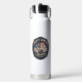 Liberty Bowling Patriottisch Patriottisch Bowling Waterfles (Voorkant)