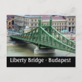 Liberty Bridge - Boedapest, Hongarije Briefkaart (Voorkant)