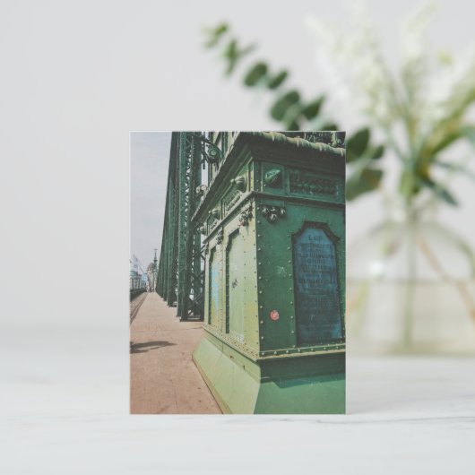 Liberty Bridge, Boedapest, Hongarije Briefkaart (Staand voorkant)