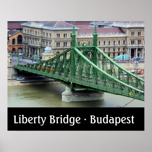 Liberty Bridge - Boedapest, Hongarije Poster (Voorkant)