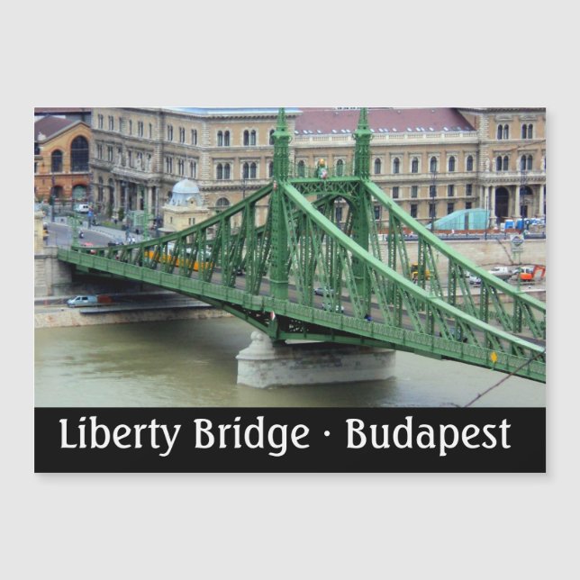 Liberty Bridge Budapest magnetische kaart (Voorkant)