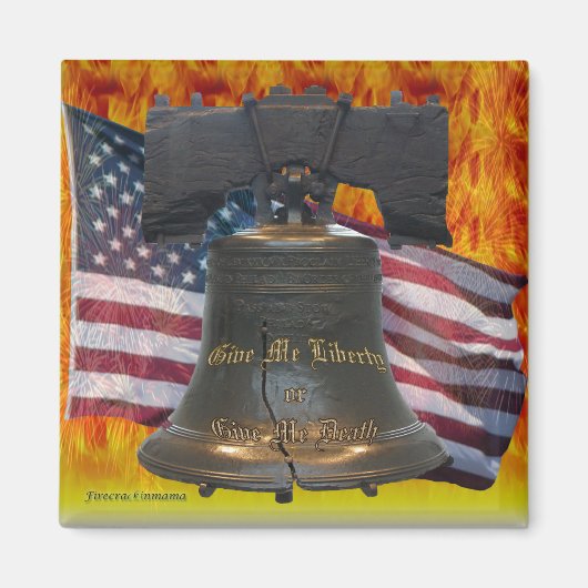 Liberty Burning Magnet (Voorkant)