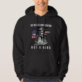 Liberty Bust with Grunge Flag Art Hoodie (Voorkant)