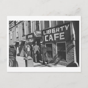 Liberty Cafe 1939 Restaurant Foto Briefkaart