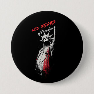 Liberty Calling: 250 Years of America Freedom Ronde Button 7,6 Cm