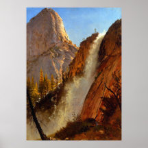 Liberty Cap Yosemite Park Waterval 1873