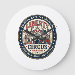 Liberty Circus Patriottische Patriottische Circus Grote Klok