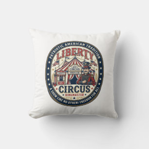 Liberty Circus Patriottische Patriottische Circus  Kussen