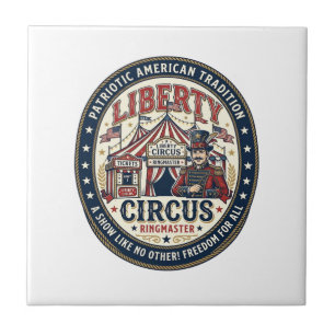 Liberty Circus Patriottische Patriottische Circus  Tegeltje