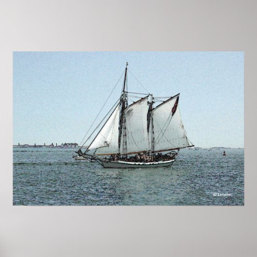 Liberty Clipper Rendering Poster (Voorkant)