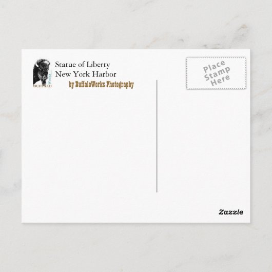 Liberty Clouds Briefkaart (Achterkant)