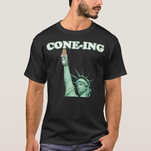 Liberty Cone-Ing T-shirt (Voorkant)