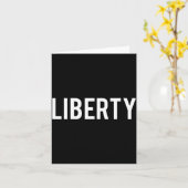 Liberty - Cool New Funny Name Fan Gift Tee  Kaart (Gele Bloem)