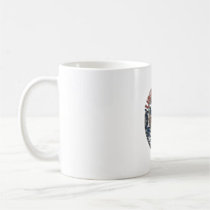 Liberty Crest Patriottisch Patriottisch Heraldiek Koffiemok
