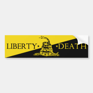 Liberty Death Bumpersticker