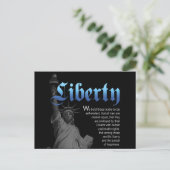 Liberty Declared Briefkaart (Staand voorkant)