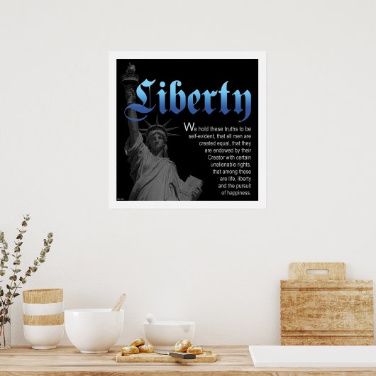Liberty Declared Poster (Keuken)