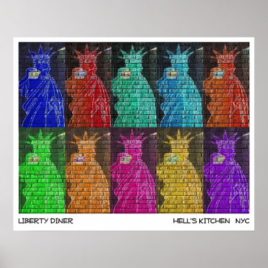 LIBERTY DINER - NEW YORK CITY POSTER (Voorkant)