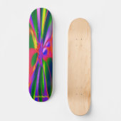 LIBERTY DOG PRO SHOP PSYCHEDELICA MADNESS DECK PERSOONLIJK SKATEBOARD (Voorkant)