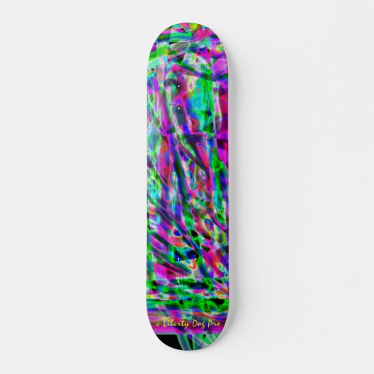 LIBERTY DOG PRO SHREDDER - SKATEBOARDS - NEON (Voorkant)