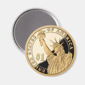 Liberty Dollar Munt Magneet (Voorkant / Achterkant)