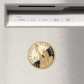 Liberty Dollar Munt Magneet (Insitu (Vaatwasser))