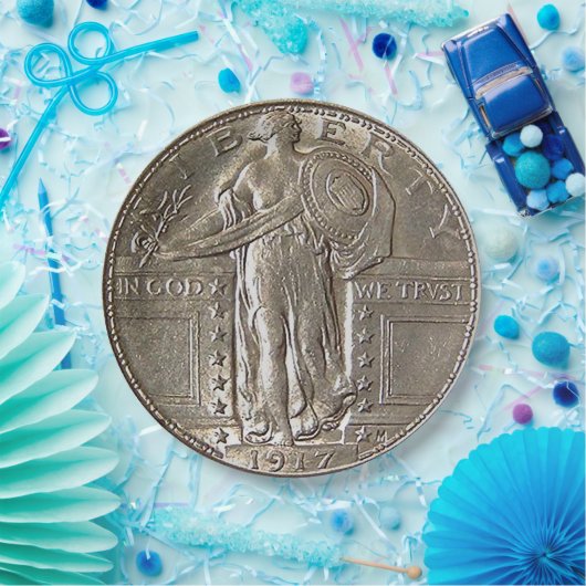 Liberty Dollar Papieren Bordje (Feest)