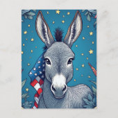 Liberty Donkey Vote Reminder Briefkaart (Voorkant)